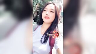 Dalagang sabik ng jowa nagpakita ng malaking boobs live pa